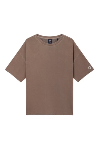 T-shirt Urban Over Crew Mc - Taupe