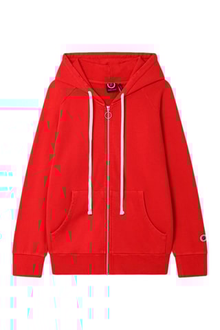 Sweat à capuche Urban Raglan - Cerise