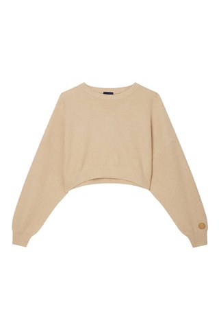 Sweat en laine Moss Camel