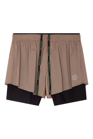 Short de running Timer - Beige