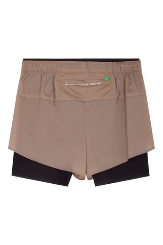 Short de running Timer - Beige