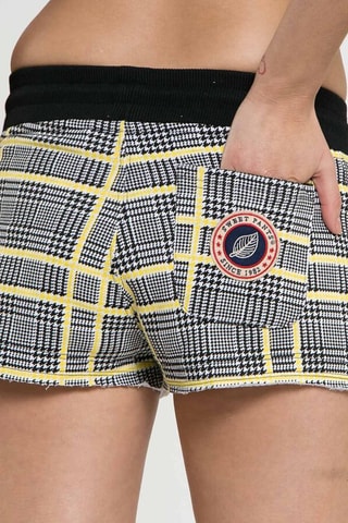 Shorty Print Gris et noir