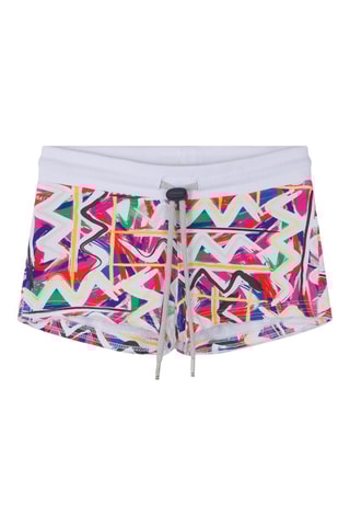 Short Kid Shorty Print Blanc