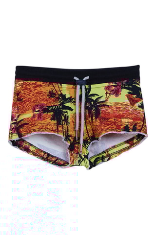 Short Kid Shorty Print Orange