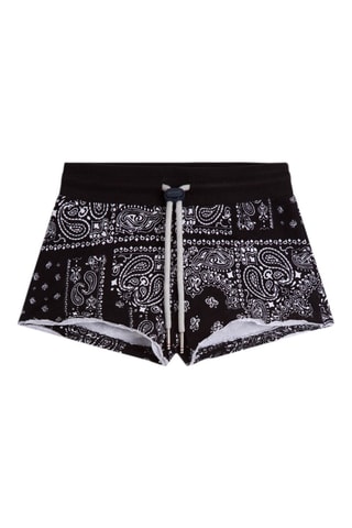 Short Kid Shorty Print Noir
