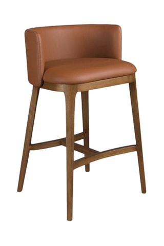 Tabouret en bois de noyer - 53 x 51 x 84 cm