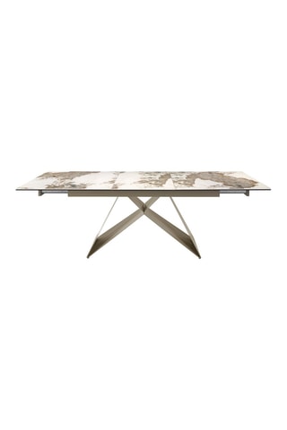 Table extensible - Plateau en porcelaine - 180-240 x 76 x 90 cm