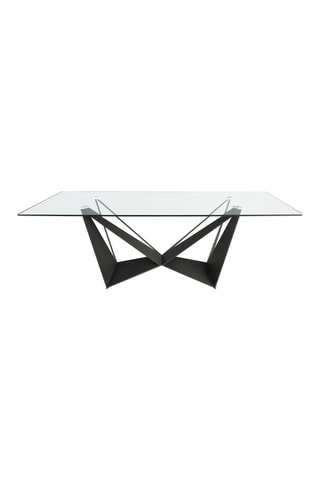 Table à manger en verre - 240 x 75 x 120 cm