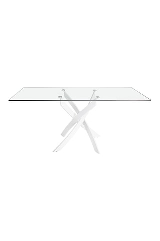 Table à manger en verre - 150 x 75 x 95 cm