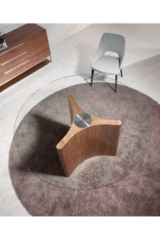 Table à manger en verre -  150 x 150 x 75 cm