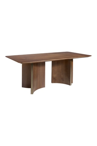 Table à manger en noyer - 200 x 76 x 100 cm