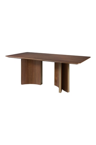 Table à manger en noyer - 200 x 76 x 100 cm