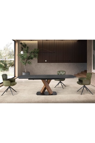 Table à manger en marbre -  160 x 100 x 75 cm