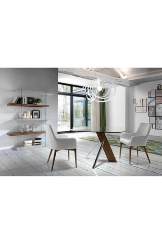 2 chaises en frêne - 57 x 64 x 88 cm