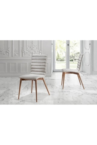 2 chaises en frêne - 49 x 90 x 56 cm