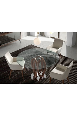 2 chaises en frêne - 57 x 88 x 64 cm