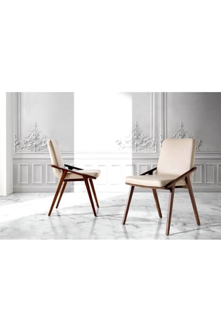 2 chaises en frêne - 54 x 59 x 80 cm
