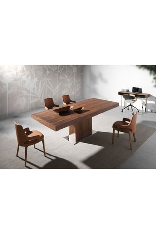 2 chaises en noyer - 51 x 79 x 58 cm