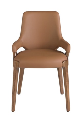2 chaises en noyer - 51 x 79 x 58 cm