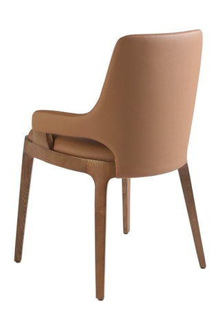 2 chaises en noyer - 51 x 79 x 58 cm