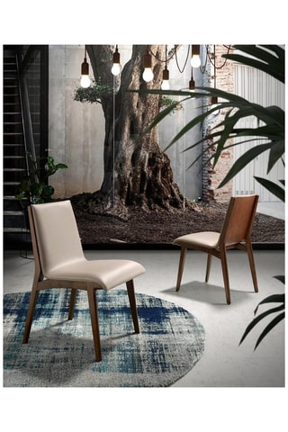 2 chaises en frêne - 46 x 59 x 82 cm