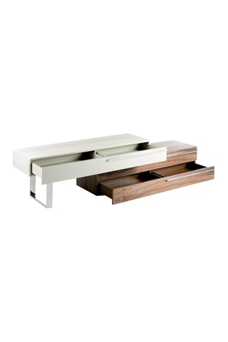 Meuble TV 3 tiroirs - 152 x 53 x 45 cm