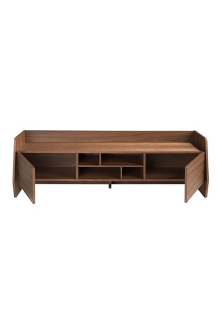 Meuble TV 2 portes en bois - 180 x 56 x 45 cm