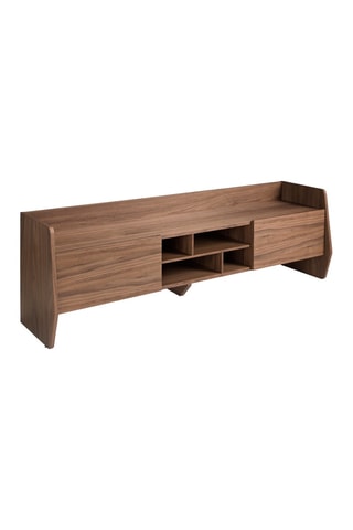 Meuble TV 2 portes en bois - 180 x 56 x 45 cm