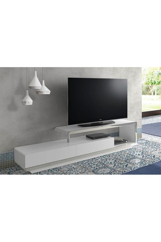 Meuble TV 2 tiroirs - 200 x 40 x 45 cm