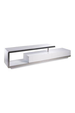 Meuble TV 2 tiroirs - 200 x 40 x 45 cm
