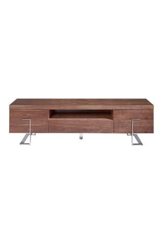 Meuble TV 2 portes en bois  -  200 x 51 x 56 cm