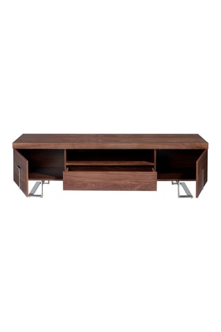 Meuble TV 2 portes en bois  -  200 x 51 x 56 cm