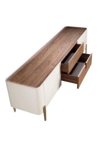 Meuble TV 2 portes - 200 x 47 x 54 cm