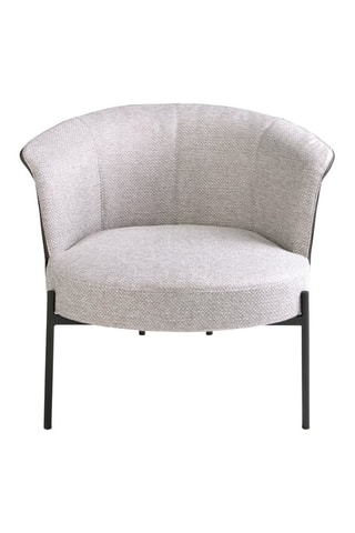 Fauteuil - Gris - Revêtement effet cuir