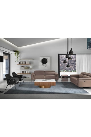 Fauteuil Noir - Revêtement effet cuir