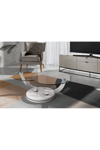 Fauteuil en cuir 
Gris et naturel