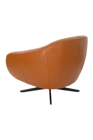 Fauteuil en cuir - Marron