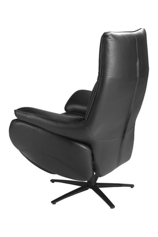 Fauteuil en cuir  - Noir