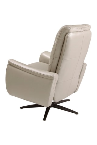 Fauteuil en cuir - Crème