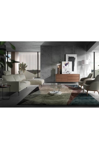 Fauteuil en cuir - Taupe