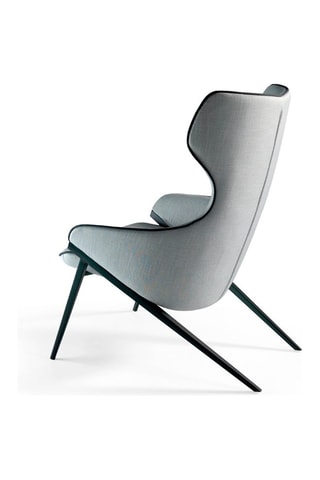 Fauteuil - Gris clair - Revêtement effet cuir