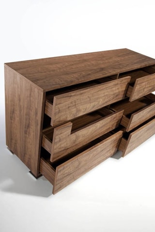 Buffet 6 tiroirs - 140 x 43 x 71 cm