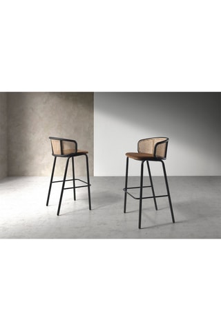 2 tabourets de bar - 51 x 95 x 50 cm