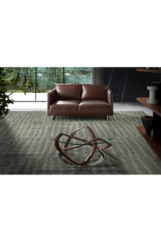 Table basse en verre - 100 x 100 x 39 cm