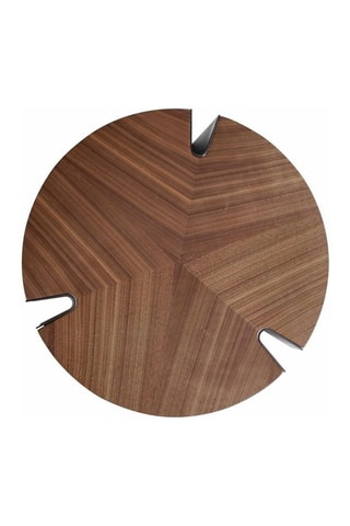 Table basse - Plateau en noyer - 90 x 36 x 90 cm