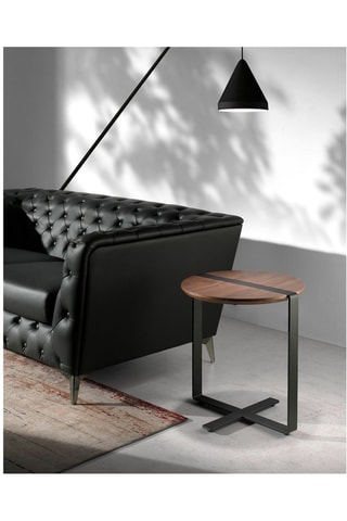 Table d'appoint - Plateau en frêne - 50 x 50 x 52 cm