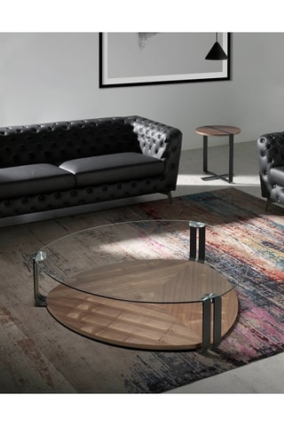 Table d'appoint - Plateau en frêne - 50 x 50 x 52 cm