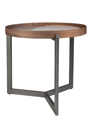 Table d'appoint - Plateau en porcelaine - 62 x 56 x 62 cm