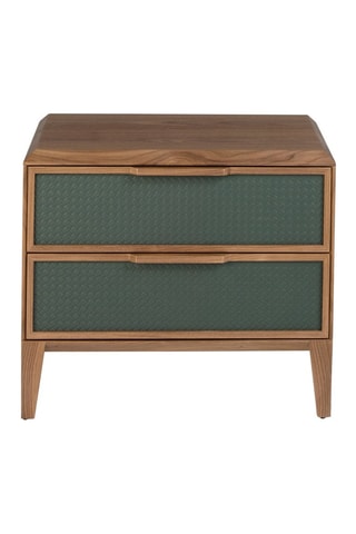 Table de chevet 2 tiroirs - 60 x 51 x 40 cm