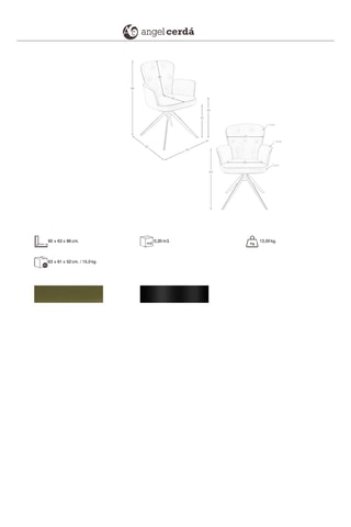Fauteuil - Vert - Similicuir